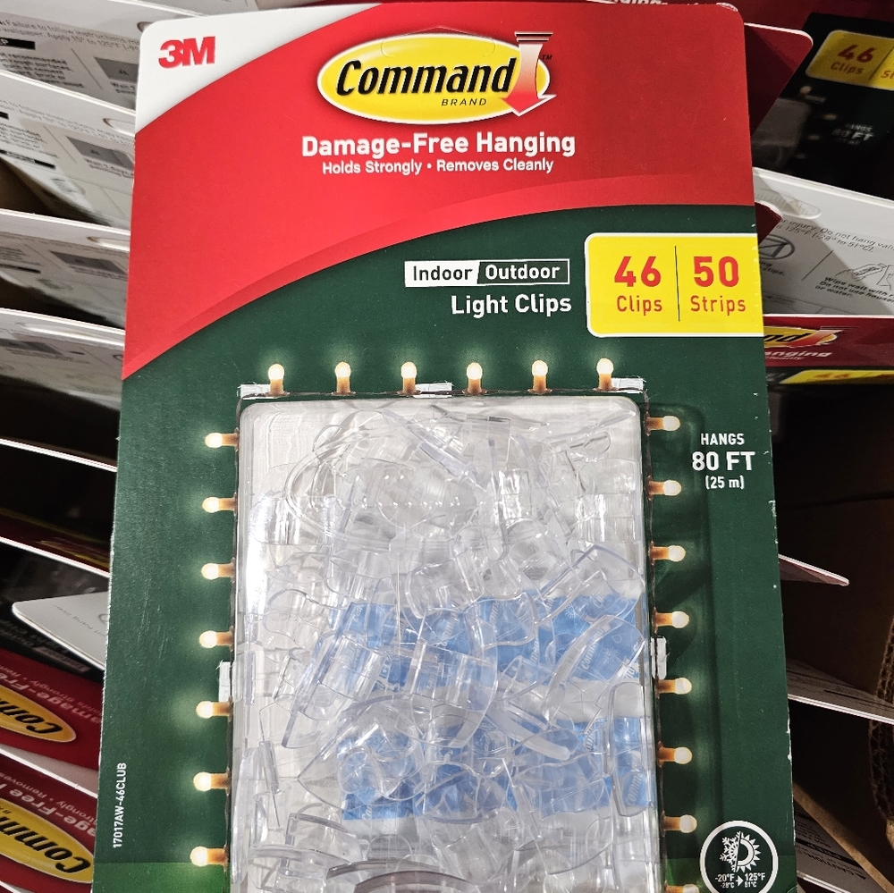 Command Brand light clips pack 46